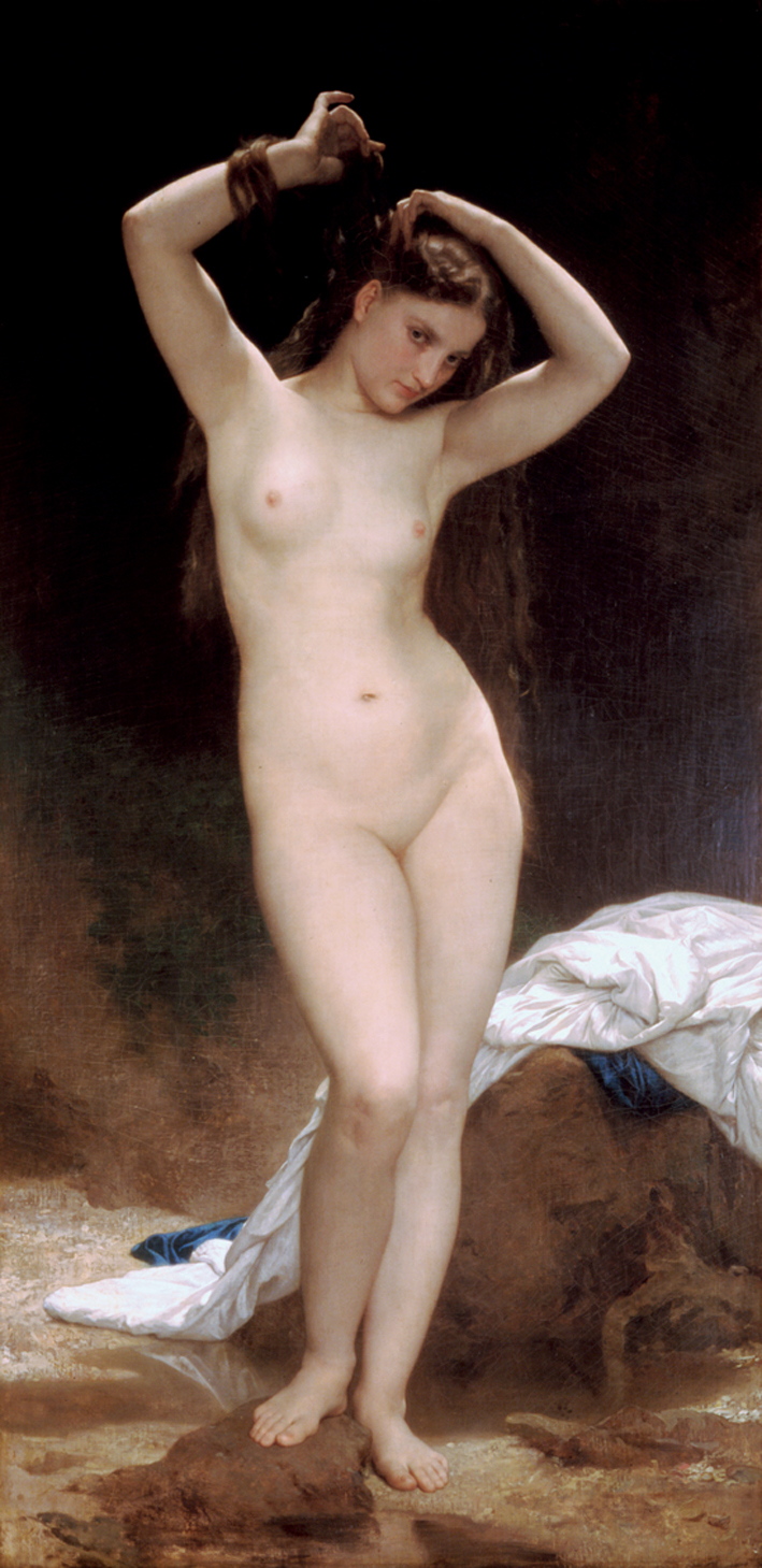  阿道夫·布格罗 Adolphe Bouguereau —— 浴女